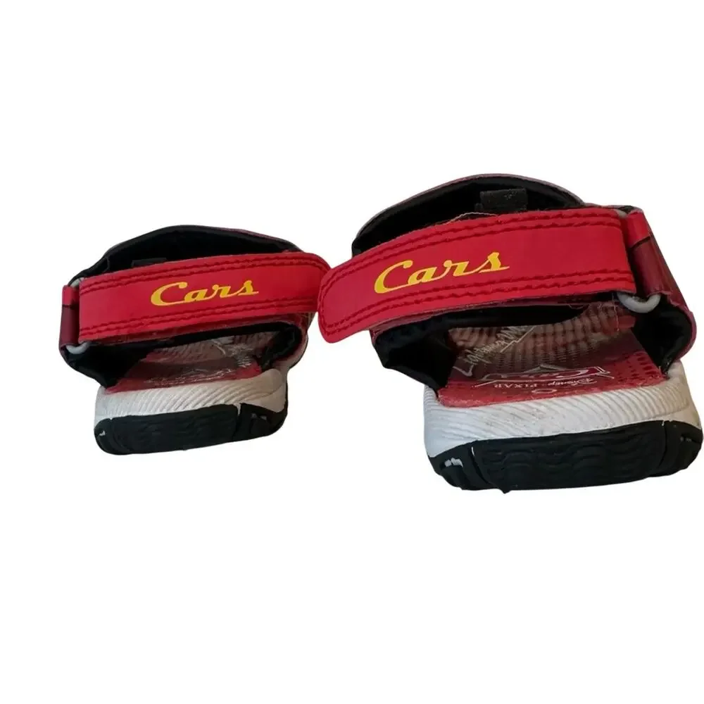 Disney Pixar Cars Red Lightning McQueen Toddler Sandals, Size 8 - Picture 5 of 6